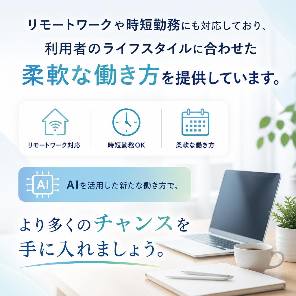 フレキシブルな働き方の実現