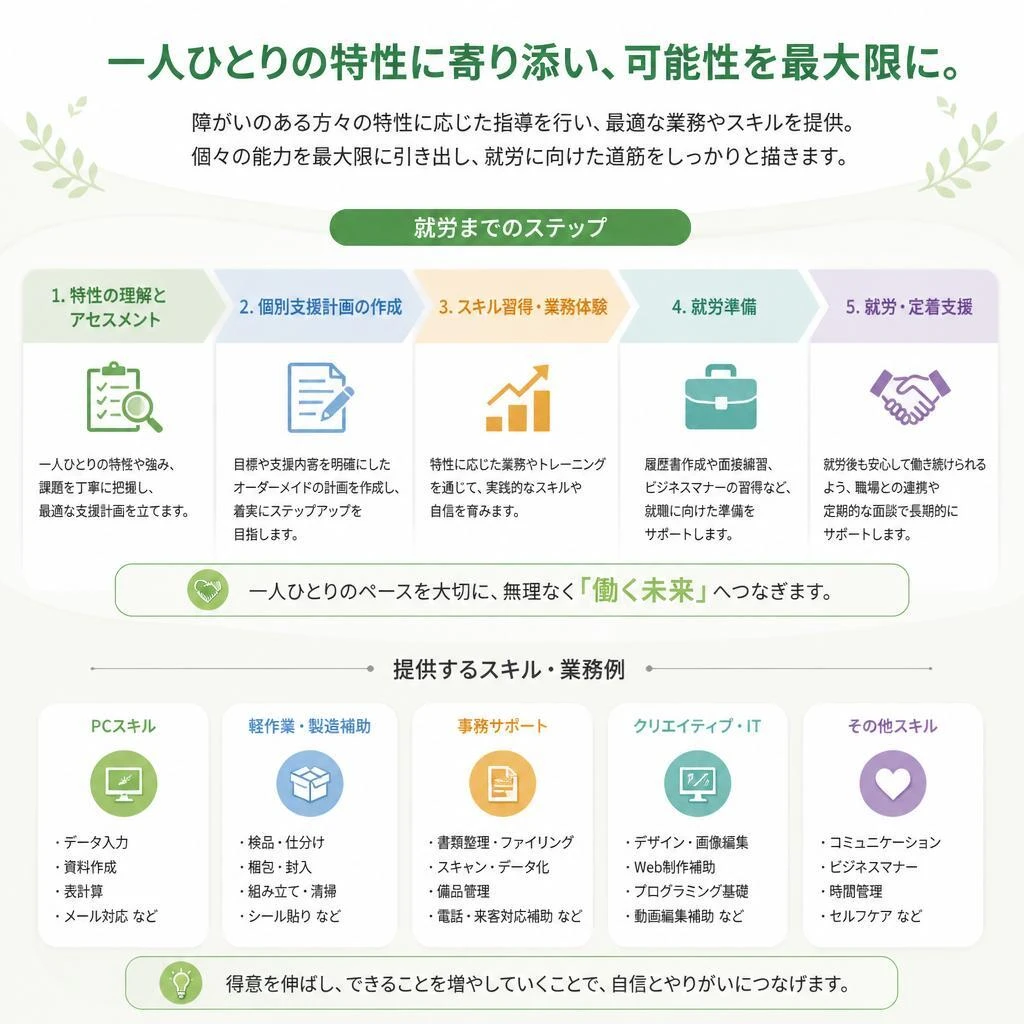 個別ニーズに対応した支援