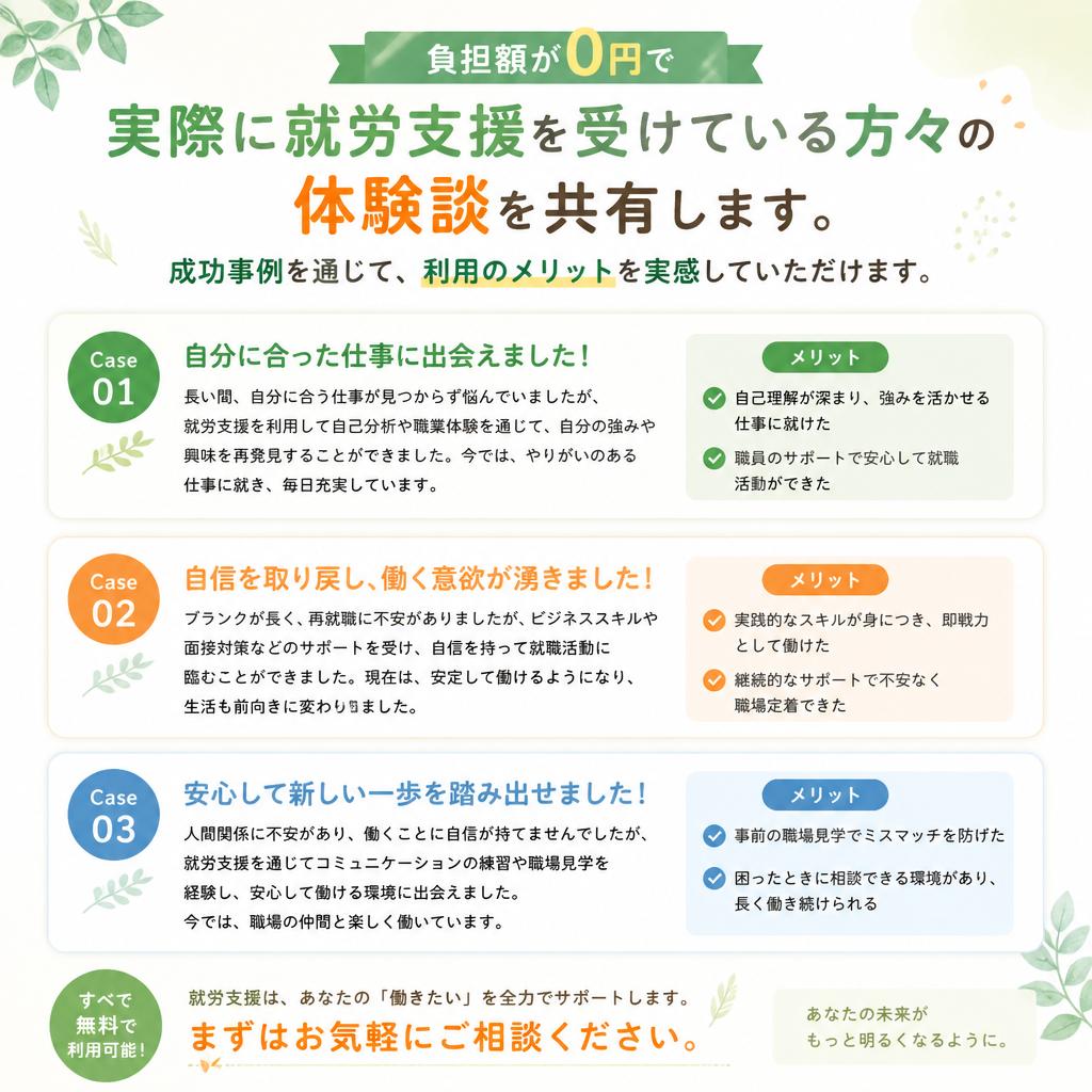 実際の利用者の声