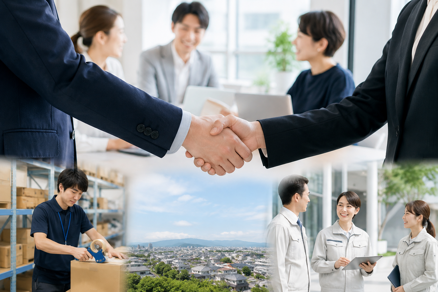 業務代行と地域企業の連携
